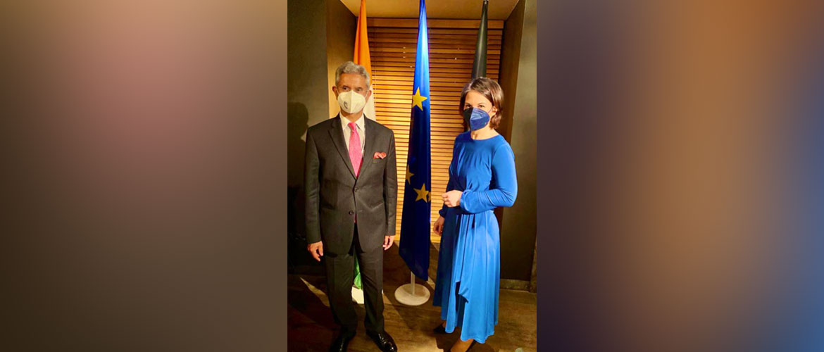 External Affairs Minister Dr. S. Jaishankar with Foreign Minister Annalena Baerbock at the Munich Security Conference 2022