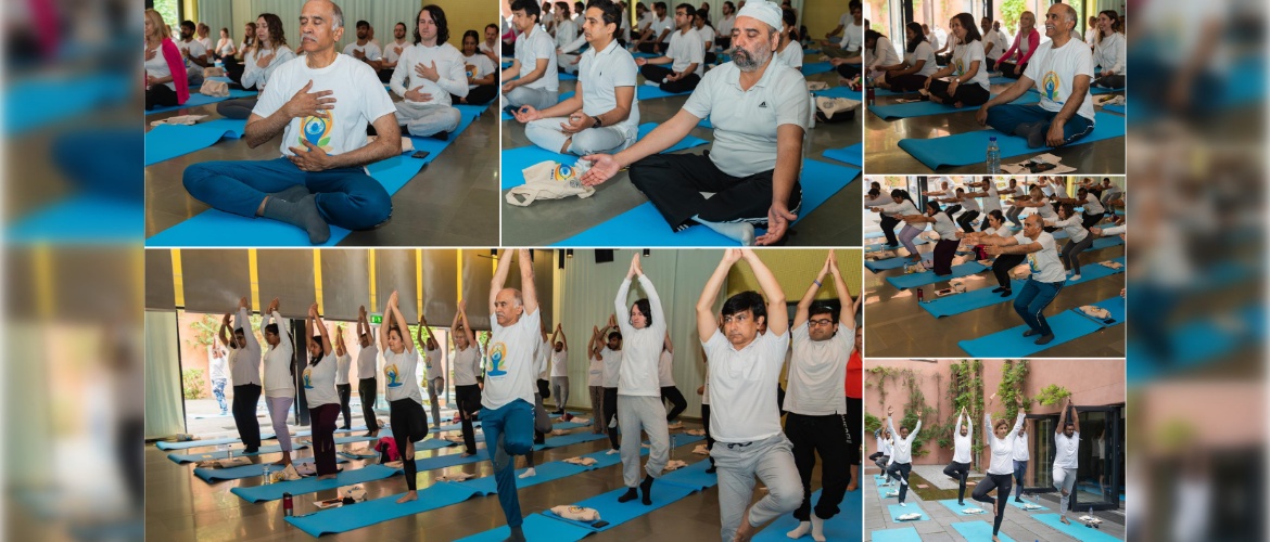 Celebration of International Day of Yoga 2024 in Embassy of India, Berlin