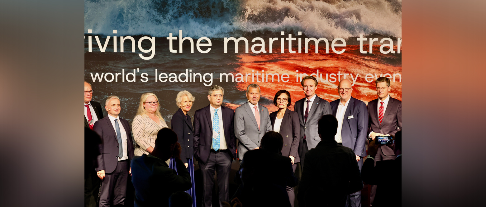 Opening Ceremony of the 32nd edition of SMM Hamburg, attended by the Secretary, Shri Vijay Kumar, of the Ministry of Ports, Shipping, and Waterways 