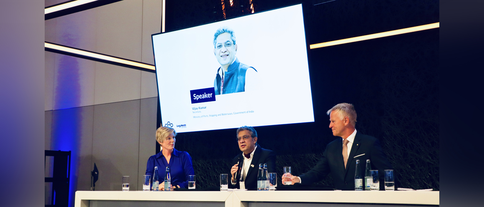 Secretary Shri Vijay Kumar, MoPSW at the Opening Panel discussion at All About Ports in SMM Hamburg 2026