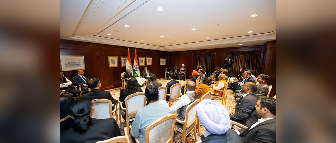 External Affairs Minister Dr S. Jaishankar engaged with representatives of the Indian Community in Germany on 24.05.2025