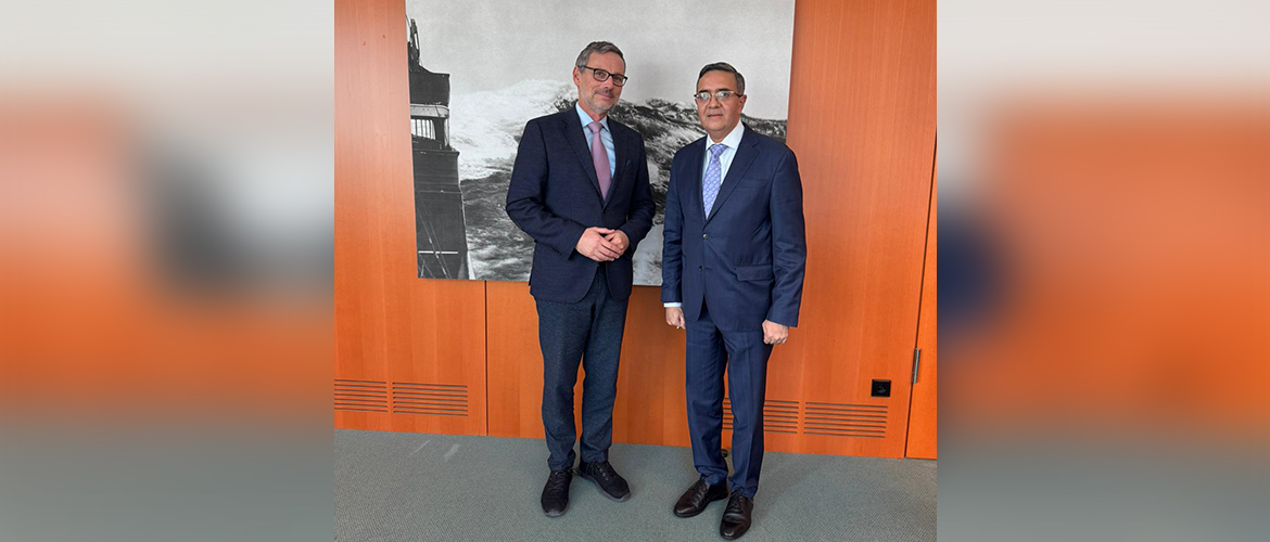 Amb-designate Ajit Gupte met Jens Ploetner, Foreign and Security Policy Advisor to Chancellor on 17.10.2024
