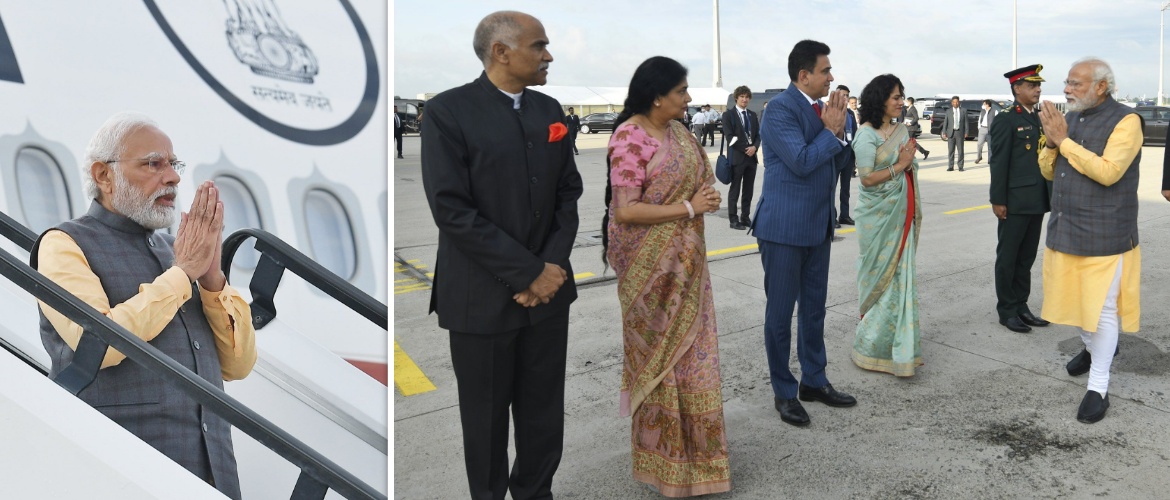 Prime Minister Shri Narendra Modi departs from Germany