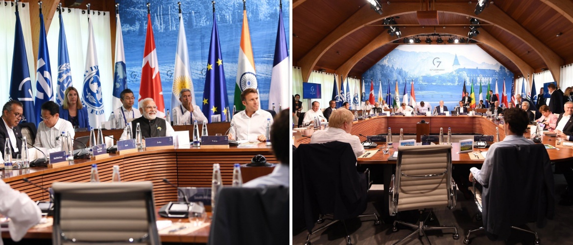 Prime Minister Shri Narendra Modi participates in the G7 Summit at Schloss Elmau