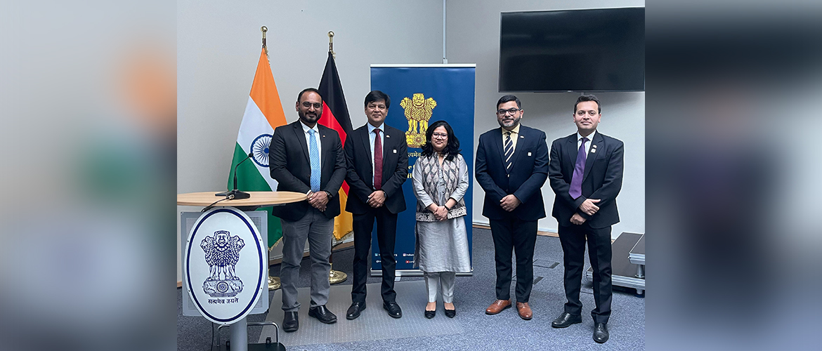 The Consul General met with the NSDCI Delegation at the Consulate on enhancing skilled Indian workforce migration to Germany.  